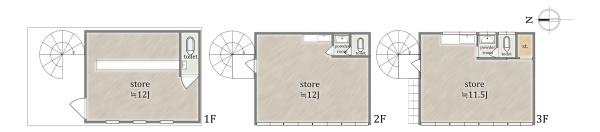 上京区柳図子町　店舗