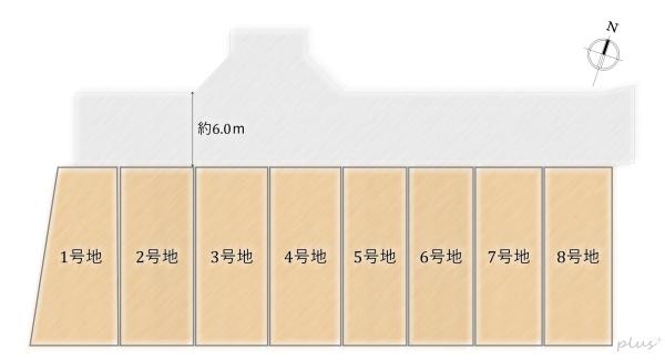 右京区嵯峨野南浦町5期3号地　売土地（建築条件無）