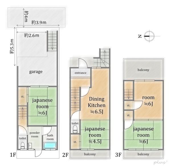 中京区西ノ京大炊御門町　中古戸建