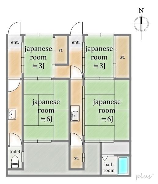 上京区田村備前町　連棟戸建