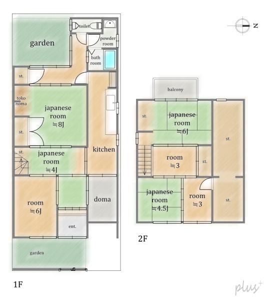 京都市右京区太秦辻ケ本町の中古一戸建て