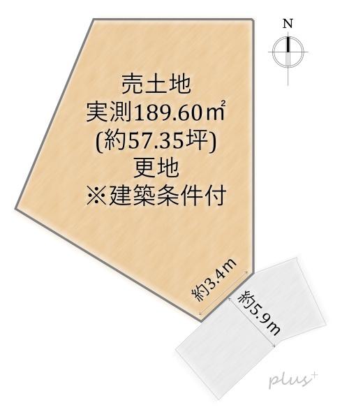北区衣笠総門町　売土地(建築条件付)