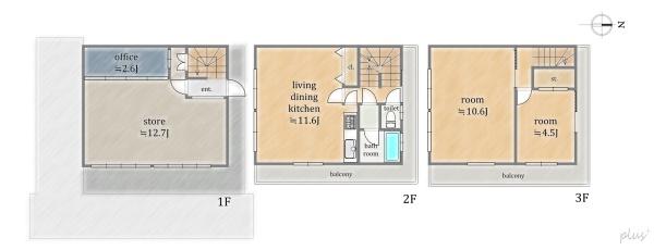 右京区常盤馬塚町店舗付中古戸建