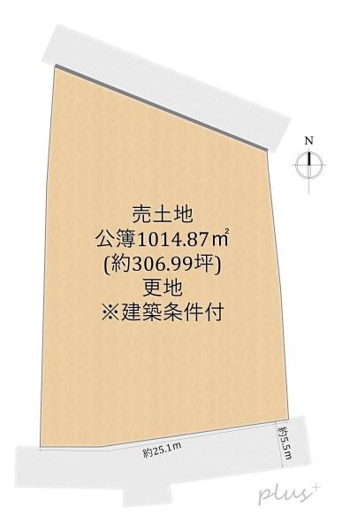 右京区鳴滝音戸山町　売土地(建築条件付)