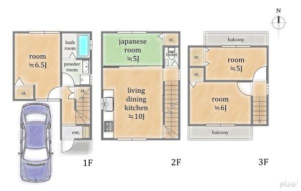 京都市北区衣笠荒見町の中古一戸建て