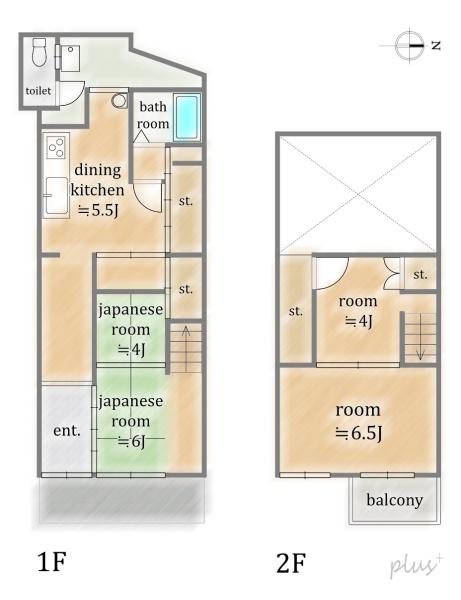 上京区東今小路町　中古テラス