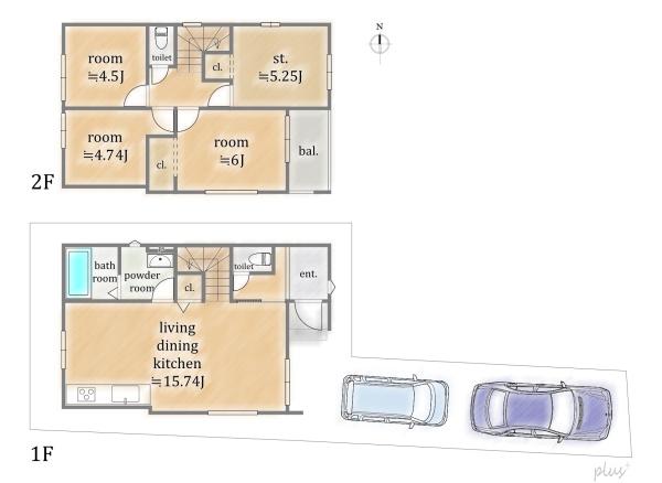 右京区花園艮北町1期3号地　新築戸建