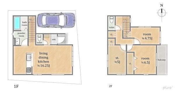 右京区花園艮北町1期2号地新築戸建