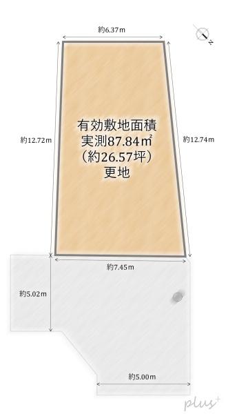 京都市右京区西京極徳大寺団子田町の土地