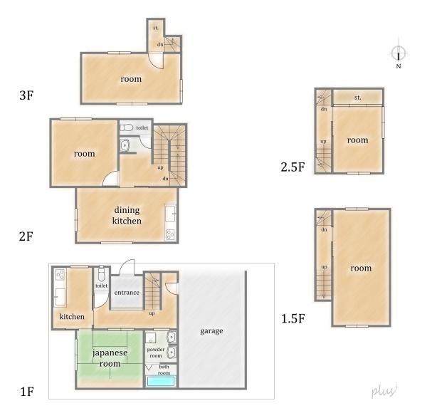 北区平野上八丁柳町　中古戸建