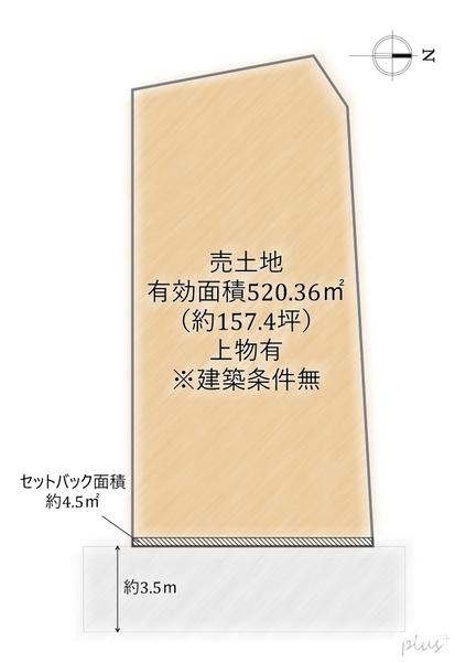 京都市右京区太秦三尾町の土地