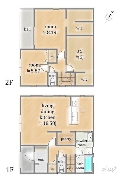 北区鷹峯南鷹峯町3号棟　新築戸建