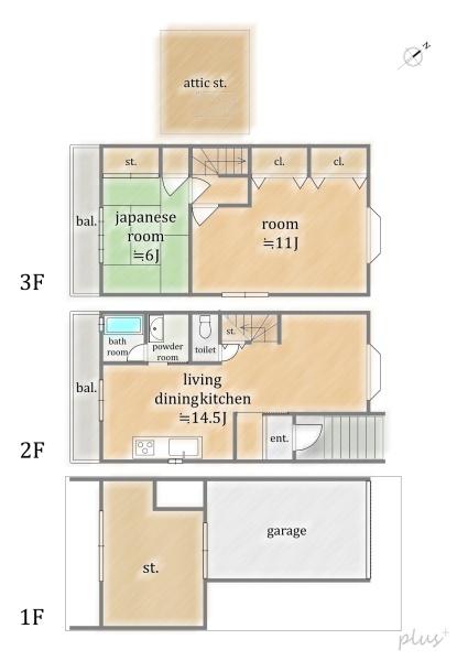 北区小山北上総町　中古戸建