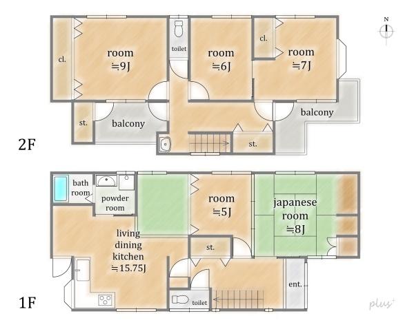 京都市北区紫竹東栗栖町の中古一戸建て
