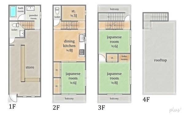 右京区太秦桂木町　中古テラス