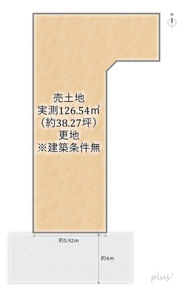 京都市北区大将軍東鷹司町の土地