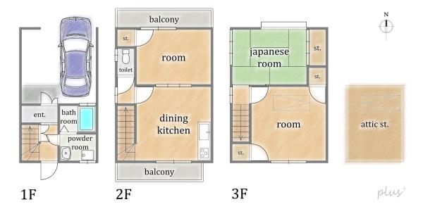 中京区壬生辻町　中古戸建