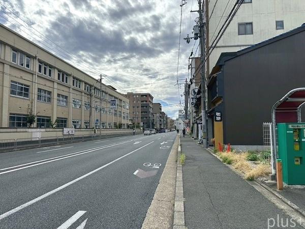 京都市上京区藁屋町の土地(前面道路含む現地写真)