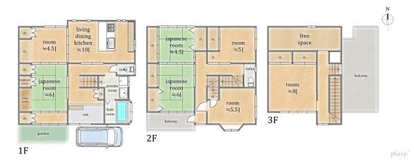 北区衣笠氷室町　中古戸建