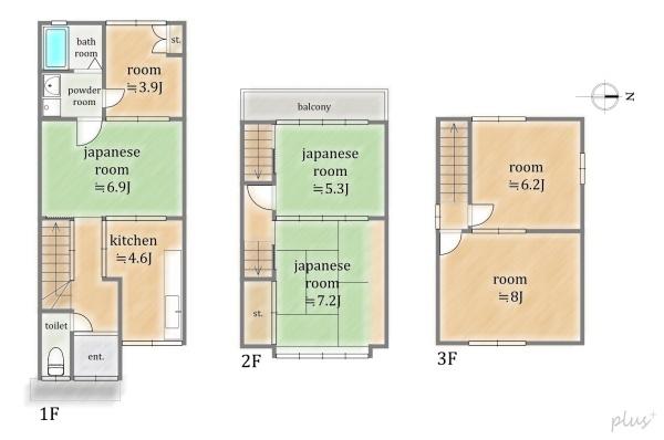 京都市右京区山ノ内瀬戸畑町の中古一戸建て