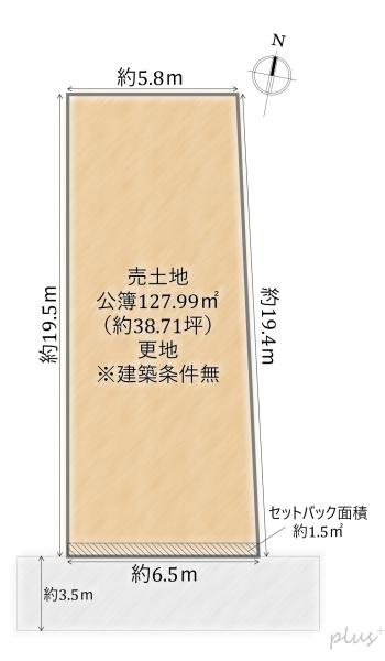 京都市北区紫野東泉堂町の土地