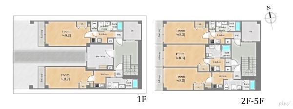 上京区五番町　一棟マンション