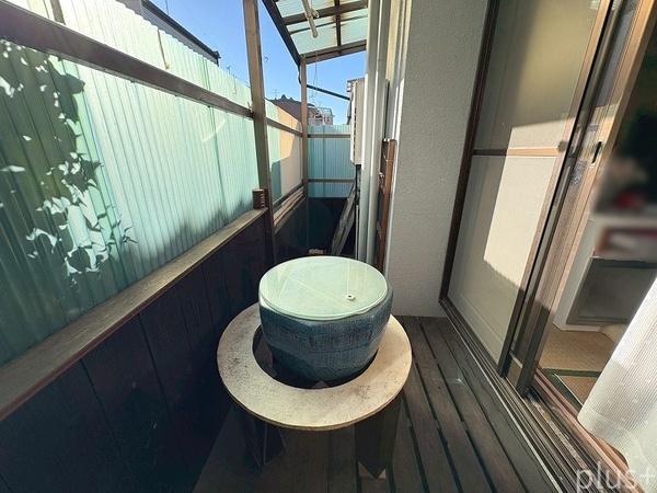 京都市右京区常盤草木町の中古一戸建て(バルコニー)