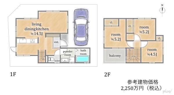 北区平野上八丁柳町　売土地（建築条件無）