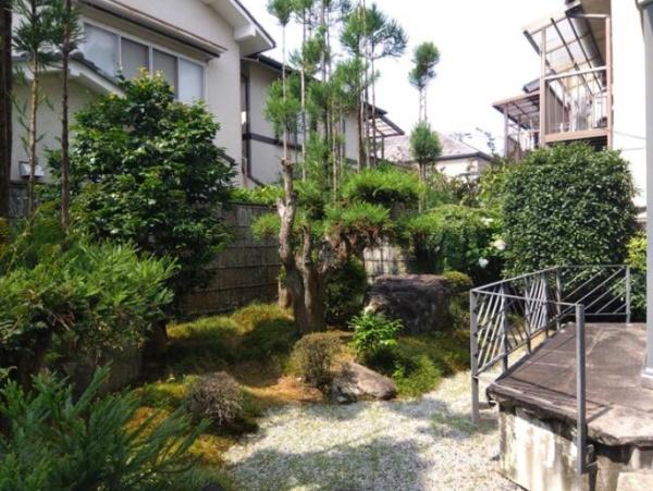 京都市北区紫竹上長目町の中古一戸建て(庭)