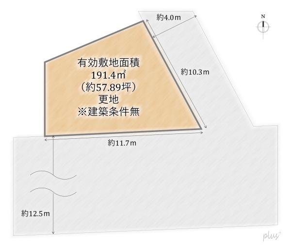 右京区梅津後藤町　売土地（建築条件無）