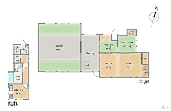 京都市北区大宮薬師山東町の中古一戸建て