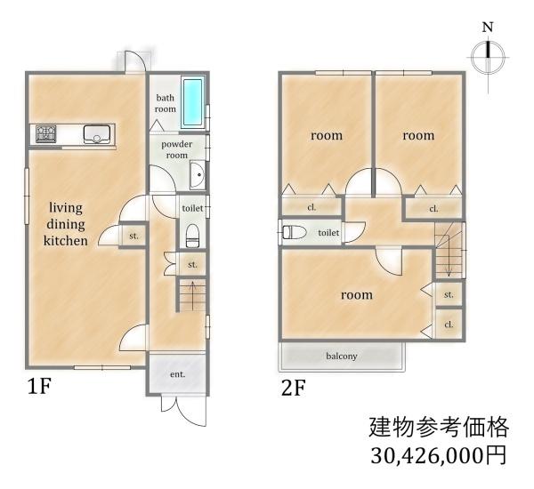 上京区浮田町B号地　売土地（建築条件付）