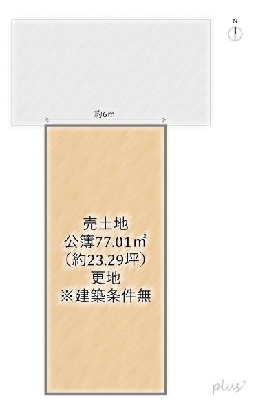 北区大宮玄琢北町　売土地（建築条件無）