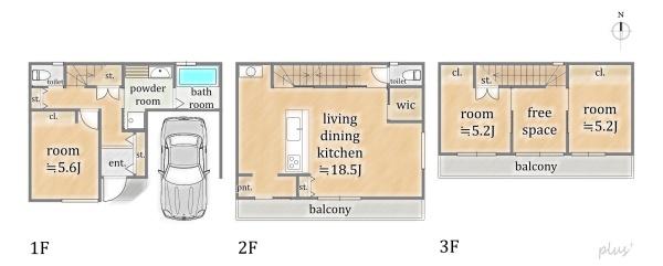 右京区花園伊町　新築戸建