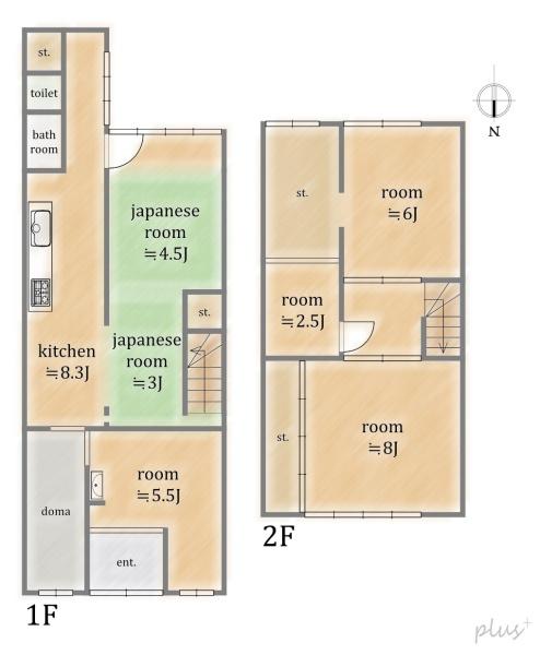 京都市中京区聚楽廻松下町の中古一戸建