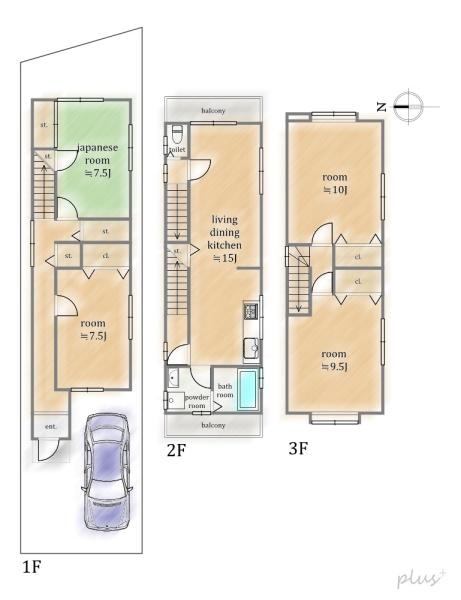 京都市右京区西京極橋詰町の中古一戸建て