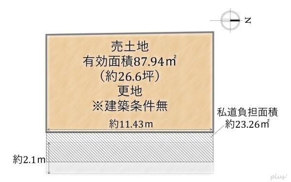 京都市北区紫野上柏野町の土地