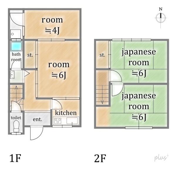 右京区嵯峨釈迦堂大門町　中古テラス