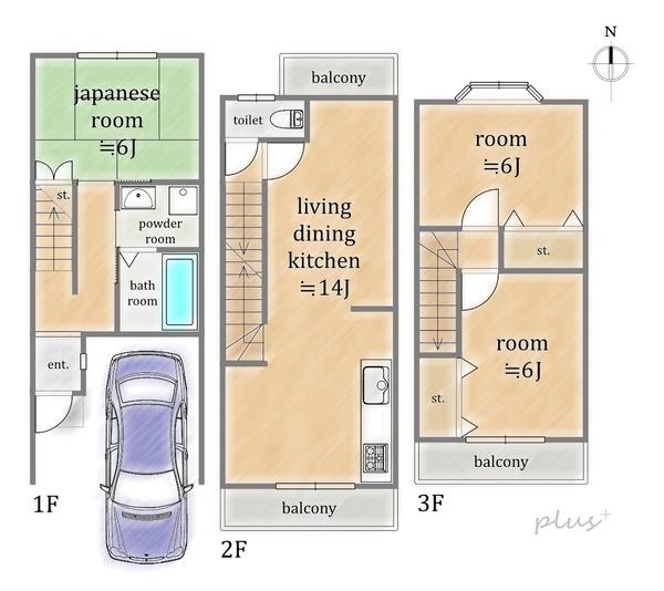 京都市右京区太秦西野町の中古一戸建て