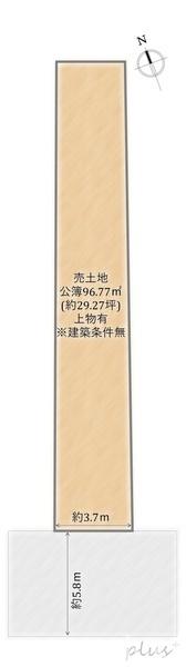 京都市右京区梅津堤下町の土地