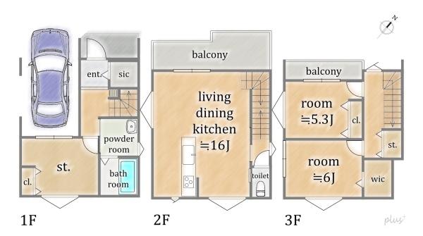 右京区西京極河原町7号地　新築戸建