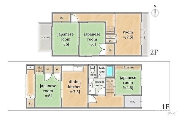京都市北区紫竹下芝本町の中古一戸建て