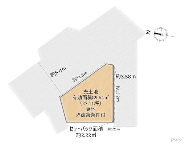右京区太秦井戸ケ尻町　売土地（建築条件付）