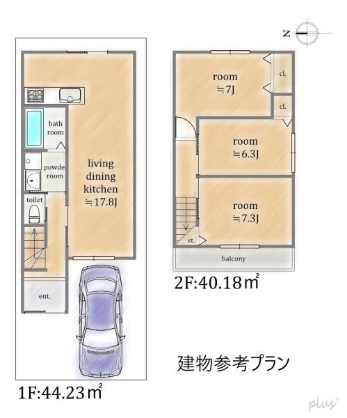 北区紫野中柏野町　売土地（建築条件付）
