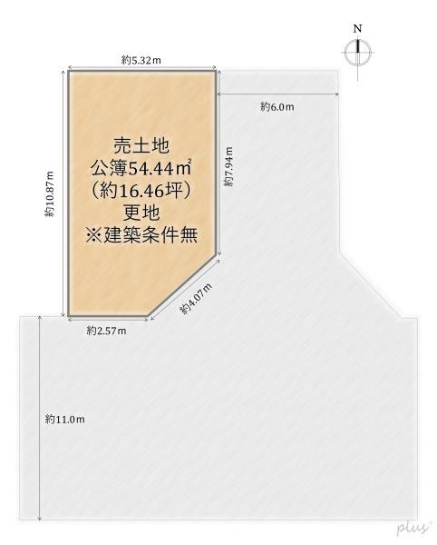 京都市右京区西院西平町の土地