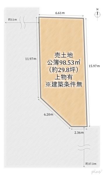 北区小山北上総町　売土地