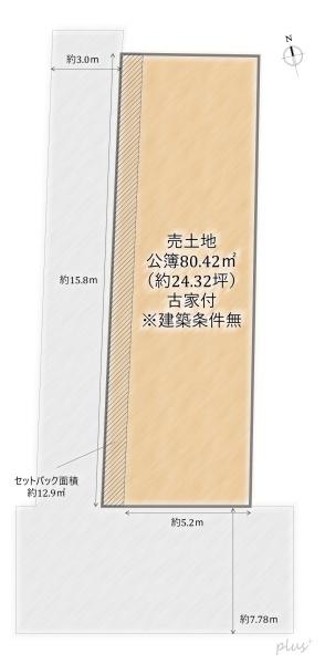 上京区毘沙門町　売土地（建築条件無）