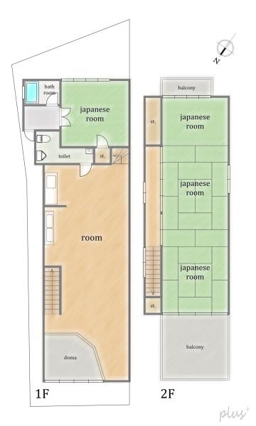 北区紫竹上堀川町　中古戸建