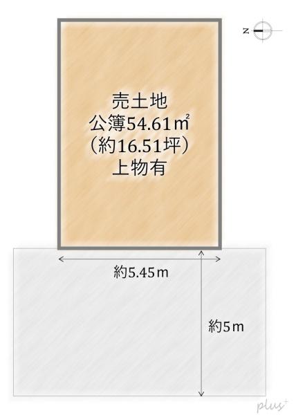 右京区西京極徳大寺団子田町　売土地（建築条件付）