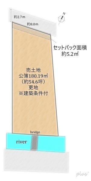 右京区嵯峨明星町　売土地（建築条件付）